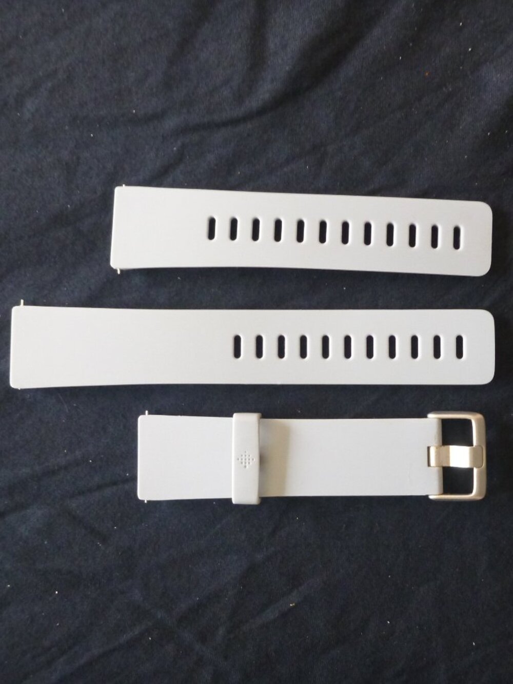 NWT Fitbit Versa & Versa 2 Smartwatch Classic Mist Gray Bands 3-Piece